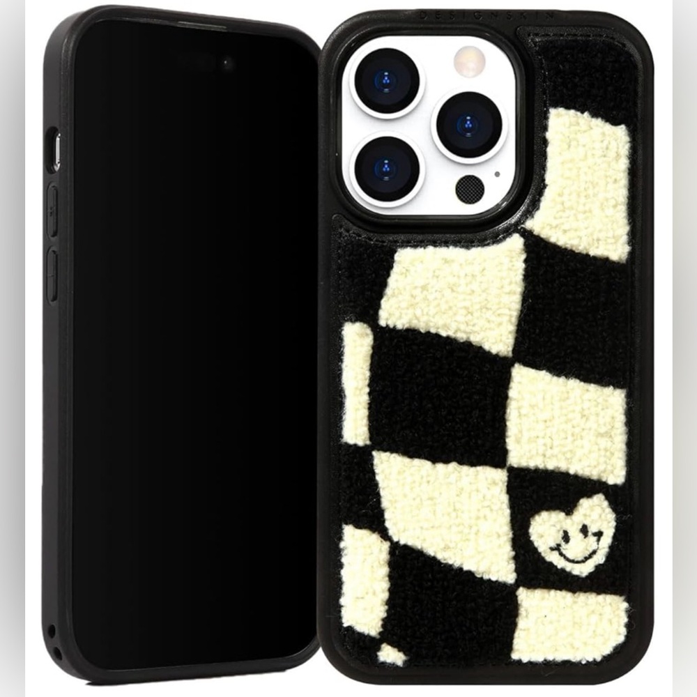 Design Skin iPhone 13 Pro Max Tufted Checkerboard Case